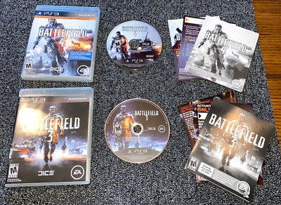 Lot 2 Jeux PS3 : Battlefield 3 ET Battlefield 4 - Version Française PAL - Bon état - Sony