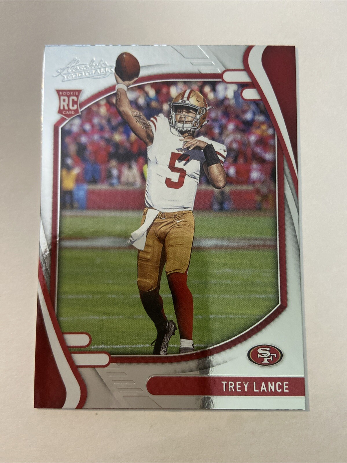2021 Absolute Trey Lance RC #103 San Francisco 49ers