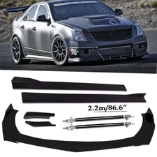 Front Bumper Lip Spoiler Splitter Car Body Rear For Cadillac CTS CTS-V Coupe