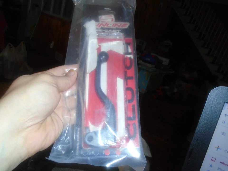 KAWASAKI KX80 KX85 KX250F SUNLINE DIE CAST CLUTCH LEVER BLACK 02-04-004 - Imagem 3 de 3