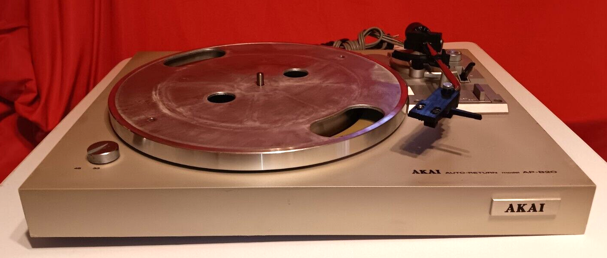 VINTAGE AKAI AP-B20 TURNTABLE AUTO RETURN BELT DRIVE PARTS. | eBay