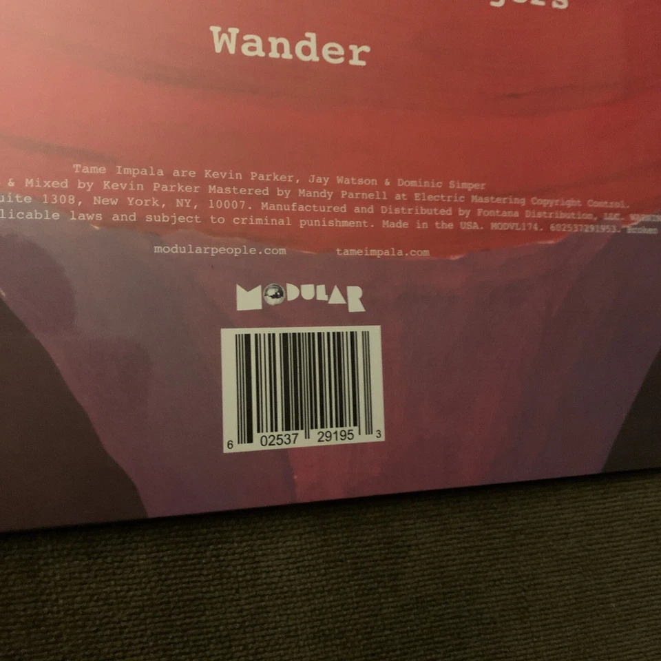 Tame Impala VINYL EP NEW SEALED RSD 2013 MODVL174 Antares Mira Sun NEW SEALED M - Image 3 of 3