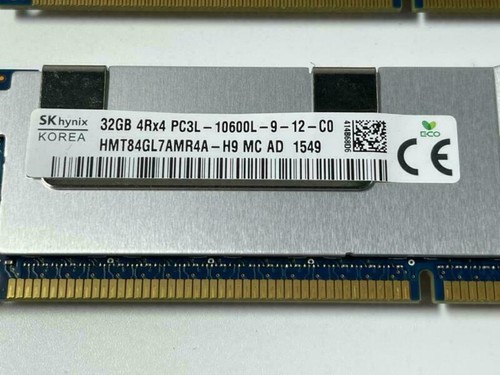 Barrette RAM Serveur Hynix 32 Go DDR3-1333 PC3-10600 ECC RDIMM - Réf HMT84GR7AMR4A-H9 - Neuve Ou Très Bon État