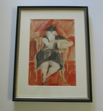 ROBERT ANDREW PARKER PAINTING PORTRAIT EXPRESSIONIST MID CENTURY MODERN WOMAN