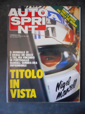 AUTOSPRINT 39 1986 TODT FIORIO - TEST AUDI 80 OPEL OMEGA LANCIA Y10 4X4 [SC50]