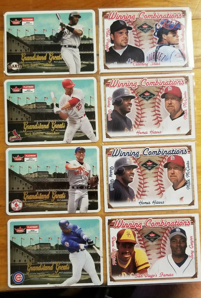 2001 Fleer Platinum Inserts: 20th Ann, Classic,Winning, Grandstand U pick choice - Image 3 of 3