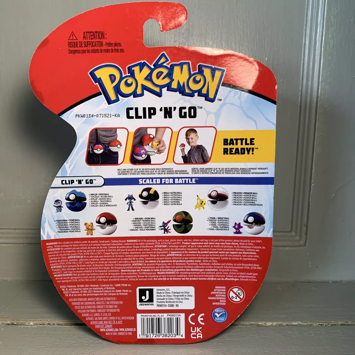  Pokemon - Clip n' Go - Toxel & Great Ball (PKW0154) : Toys &  Games