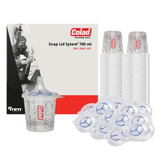 Colad Snap Lid System 700ml 130190 Micron Automotive Refinishing Spray Gun Kit