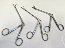 Lot of THREE Aesculap Nasal Forceps - OK612R, MA324R, MA321R - Cpics4info