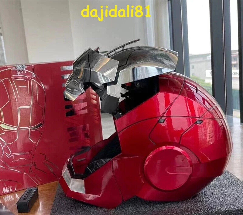 Genuine 1:1 AUTOKING Iron Man MK5 Helmet Wearable Voice/Touch Control Deformed - Bild 3 von 4