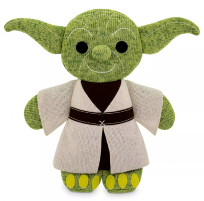 Disney Parks Galaxy s Edge Star Wars Yoda Knit Plush Toy   9 inches Small