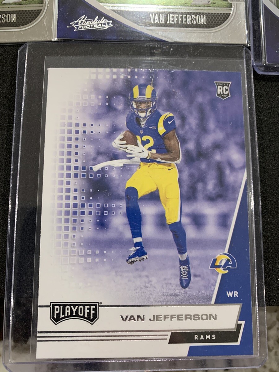 Van Jefferson RC lot x 13 Select Purple Die Cut / Green Van Jefferson RC lot x 13 Select Purple Die Cut / Green