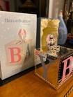  Reed & Barton 2700 Gingham Bunny SILVER PLATE Bank Pink Blue BABY GIFT Rare! — photo 3