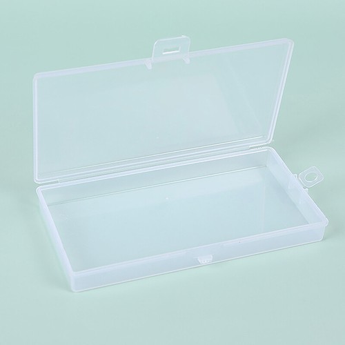 PP Transparent Plastic Large Rectangular PP Empty Box Mask Storage BGC ...