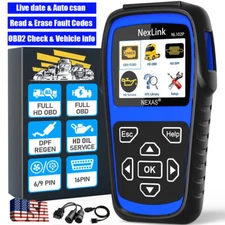 NEXAS NL102 Plus Heavy Duty Truck Scan Tool DPF Regen Oil Reset OBD2 Code Reader