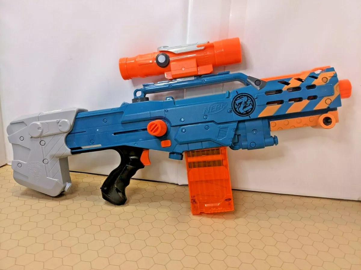  NERF Zombie Strike ZED Squad Longshot CS-12 Blaster