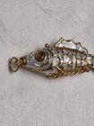 2 1/4" Enamel Articulated Fish Pendant Charm  — photo 5