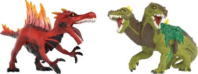 Schleich Eldrador Creatures Feuersaurier vs. Dschungelechse 2er-Set 70834