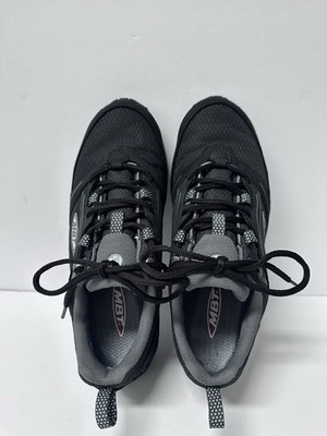 MBT Sz 9 1/2 Shoe Women s Gray Black Toning Rocker Bottom Shoes Gore-Tex Sneaker