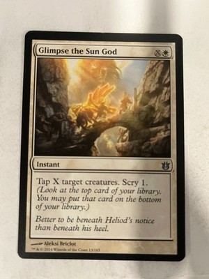 Glimpse the Sun God - Born of the Gods - Magic the Gathering MTG Nice!