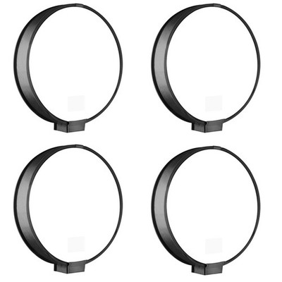 4Stück 40 cm Runde Universelle Tragbare Geschwindigkeit Licht Softbox Flash1549
