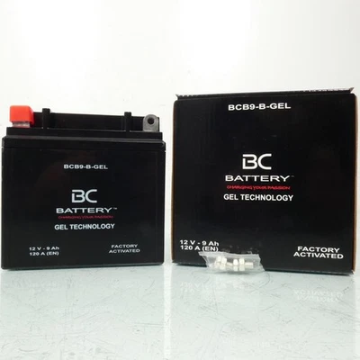 Batterie SLA BC Battery pour Moto Hyosung 125 Gf Speed 1999 à 2003 YB9-B / 12V - Photo 1/2