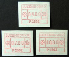 Luxembourg, Mi. No. Vending Machine 1, 2502 (1983) MNH