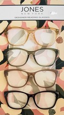 4 Adult Jones New York Quality Readers Reading Glasses