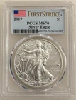 2019 $1 Silver Eagle PCGS SP70 First Strike