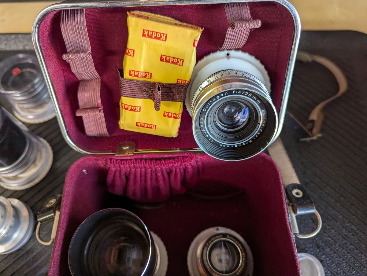 VINTAGE KODAK RETINA REFLEX CAMERA SYSTEM 7 LENS AS PICTURE FOR