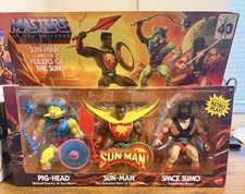 Mattel Masters Of The Universe MOTU Origins Rulers Of The Sun 3-Pack Sealed