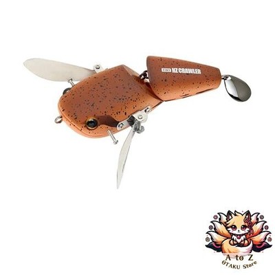 NEU Deps Depth Barschköder Tiny NZ Crawler #15 Red Frog