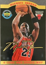 1997 Upper Deck - Ud Authenticated Michael Jordan Jumbo Michael