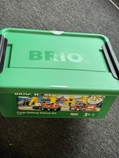 Brio 33097 Cargo Railway Deluxe Set  54 Piece Train Toy with Accessories