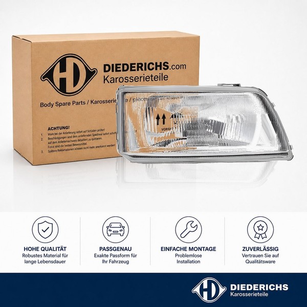 Hauptscheinwerfer Rechts Diederichs 3481082 FÜR CitroËN FÜR Fiat Frontlicht-image