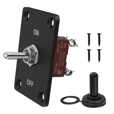 Toggle Switch Waterproof ONOff DPST 4 Pin 30A 12V DC 20A 120V AC
