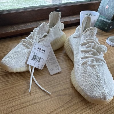 adidas Yeezy Boost 350 V2 Cream White/Triple White CP9366 Primeknit Low Top 2017