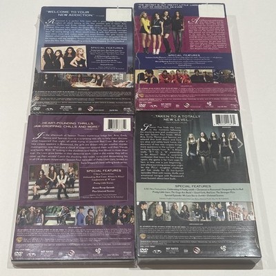 Pretty Little Liars DVD Set Seasons 1, 2, 4, 5 (No Season 3) Brand