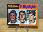 1975 NOLAN RYAN VINTAGE TOPPS MLB HIGHLIGHTS BASEBALL CARD #7 CALIFORNIA ANGELS