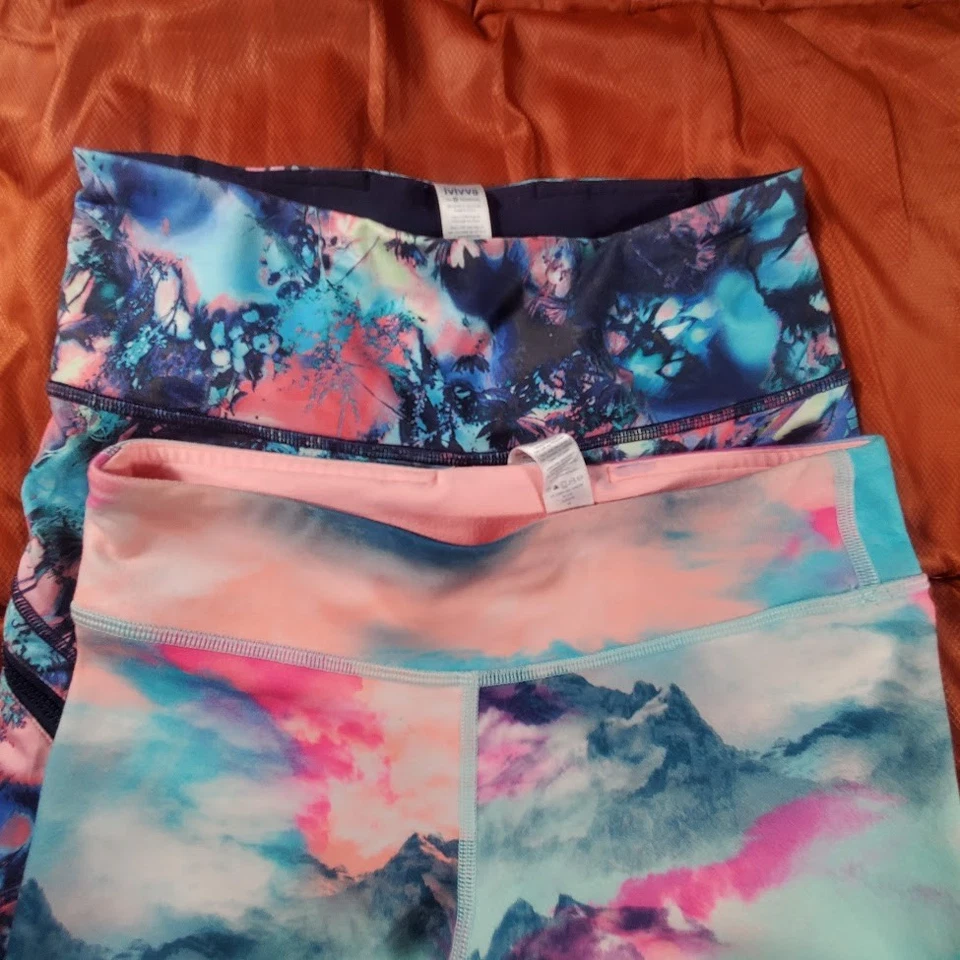 Ivivva By Lululemon Lote De 2 Leggings Largo Completo Niñas Adolescentes Jóvenes Talla 12 Foto 2 de 4