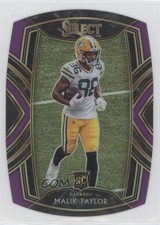 2020 Panini Select Club Level Purple Prizm Die-Cut Malik Taylor #282 1u6