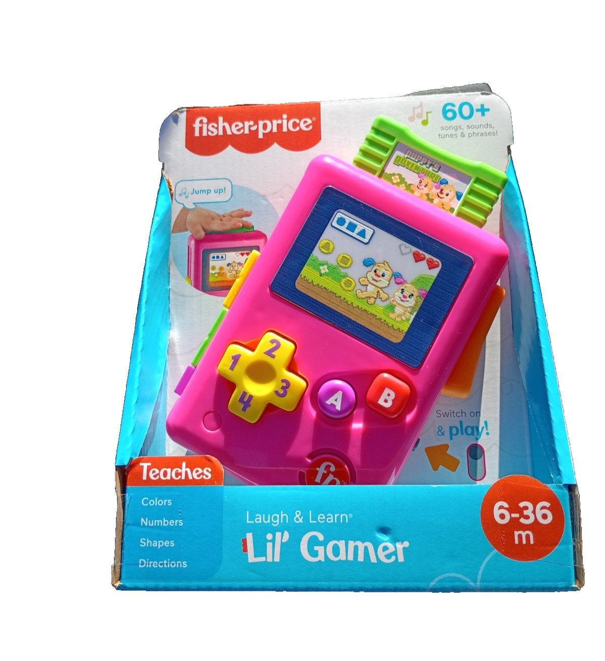 NEW Mattel Fisher Price Laugh & Learn Puppy's Adventure Hand Held Musical Game