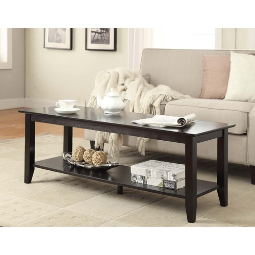 Convenience Concepts American Heritage Black Coffee Table 7103082 BL