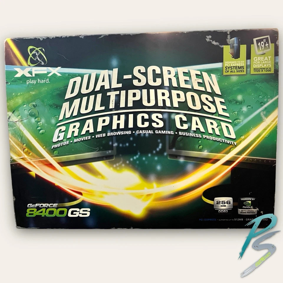 XFX GeForce 8400GS 256MB DDR2 DMS-59 Dual DVI TV PCIe Graphics Card (PVT86SWML4) - Image 2 of 4