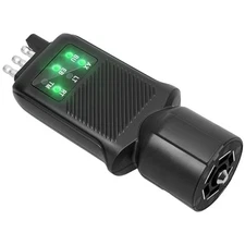  7 Pin Trailer Plug Tester & 4 Pin Trailer Tester with Double-Sided LED 