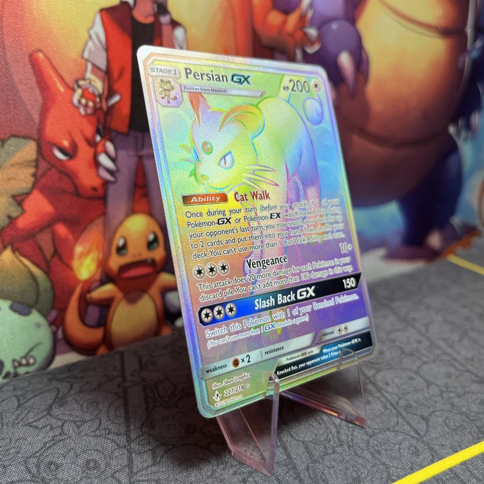 Pokémon Card Persian GX 227/214 Unbroken Bonds M/NM - Image 2 of 4