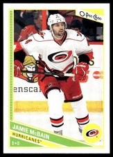 2013-14 O-Pee-Chee #187 Jamie McBain Carolina Hurricanes Hockey Card
