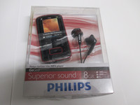 Philips GoGear Vibe MP3 video player 8GB RED- NEW