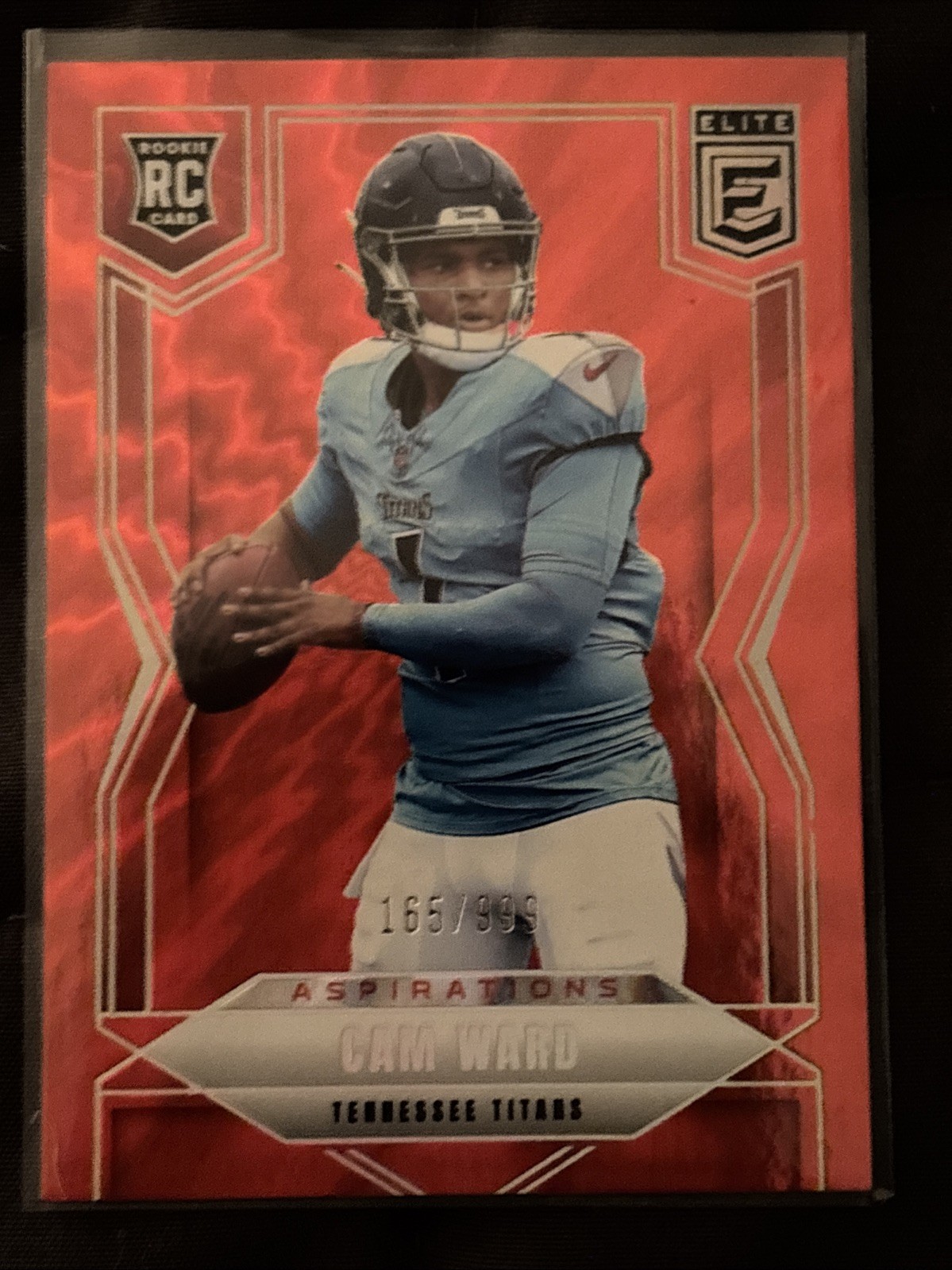 2025 Panini Donruss Elite - Rookies Cameron Ward #101 Aspirations Shimmer /999