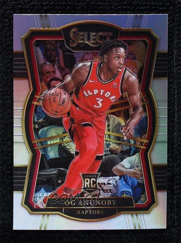 2017-18 Panini Select Premier Level Silver Prizm OG Anunoby #134 04zt